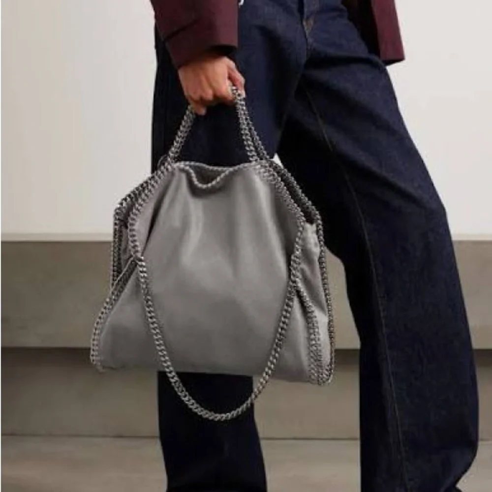 Stella McCartney Falabella Woven Chain Tote Bag